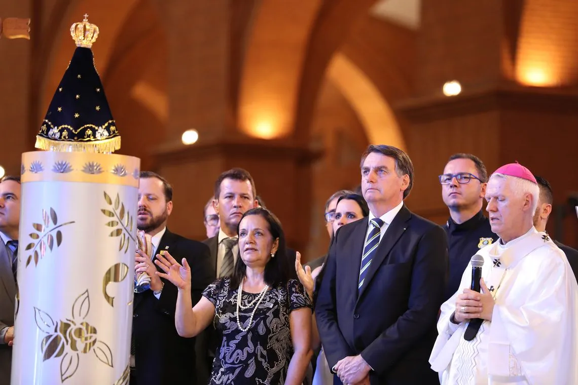 (Aparecida – SP, 12/10/2019) Missa no Santuário Nacional de Nossa Senhora de Aparecida. Foto: Marcos Corrêa/PR