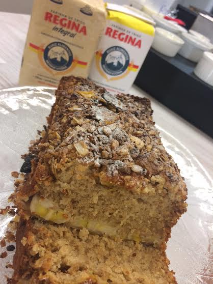 Receita de Bolo Integral de Banana Diet