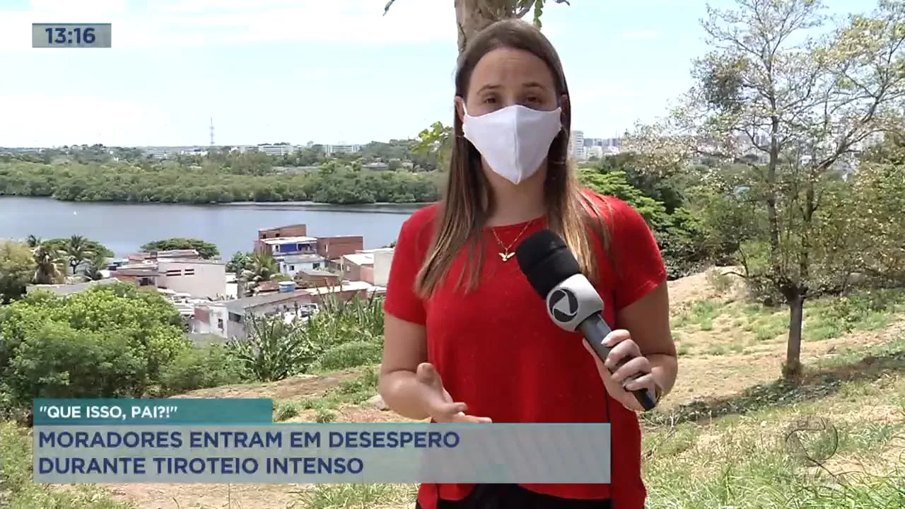 Moradores  de Santa Martha, em Vitória, vivem assustados com a violência.