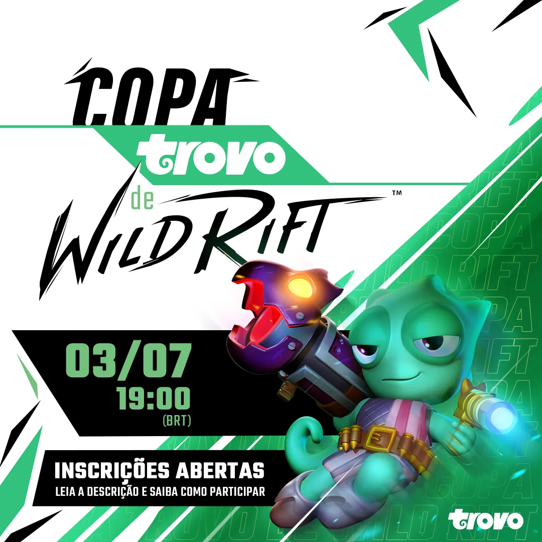 Trovo promove copa de Wild Rift para a comunidade brasileira