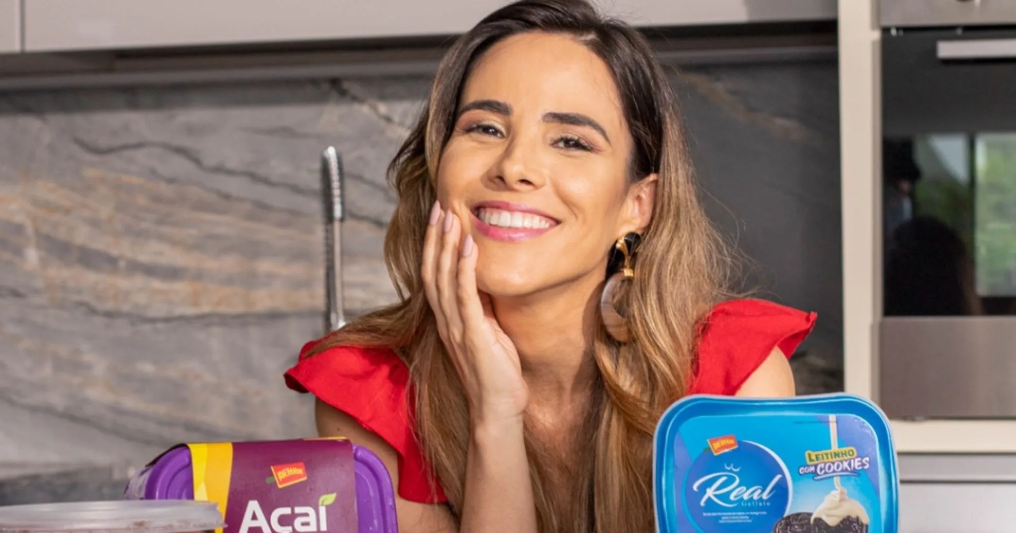 Wanessa Camargo é nova garota-propaganda de marca de sorvete capixaba