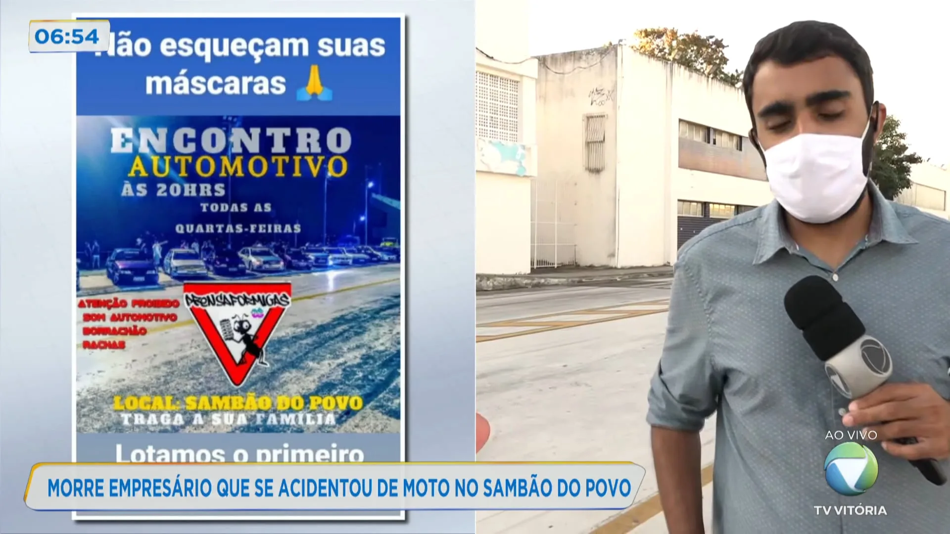 Morre empresário que se acidentou de moto no Sambão do Povo