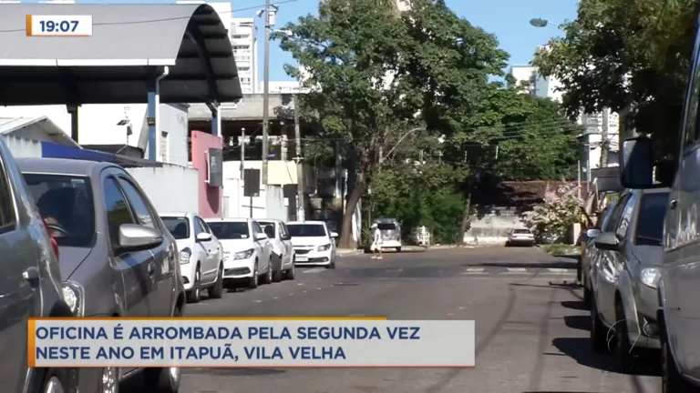 Oficina é arrombada pela segunda vez esse ano e o prejuízo é de R$ 20 mil