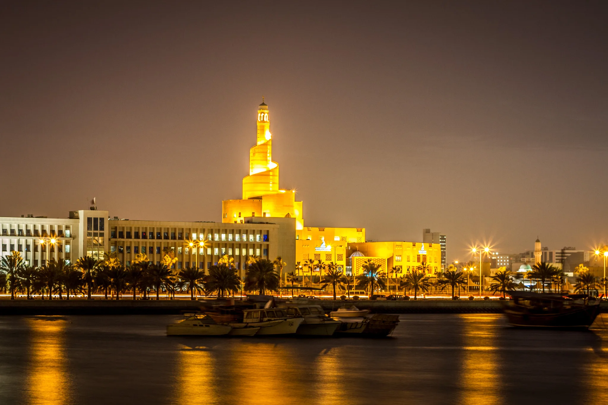 Qatar Islamic Cultural Centre Exposure: HDR (+2,0,-2) 15 sec at f/8.0 ISO 100 lens: EF50mm f/18II