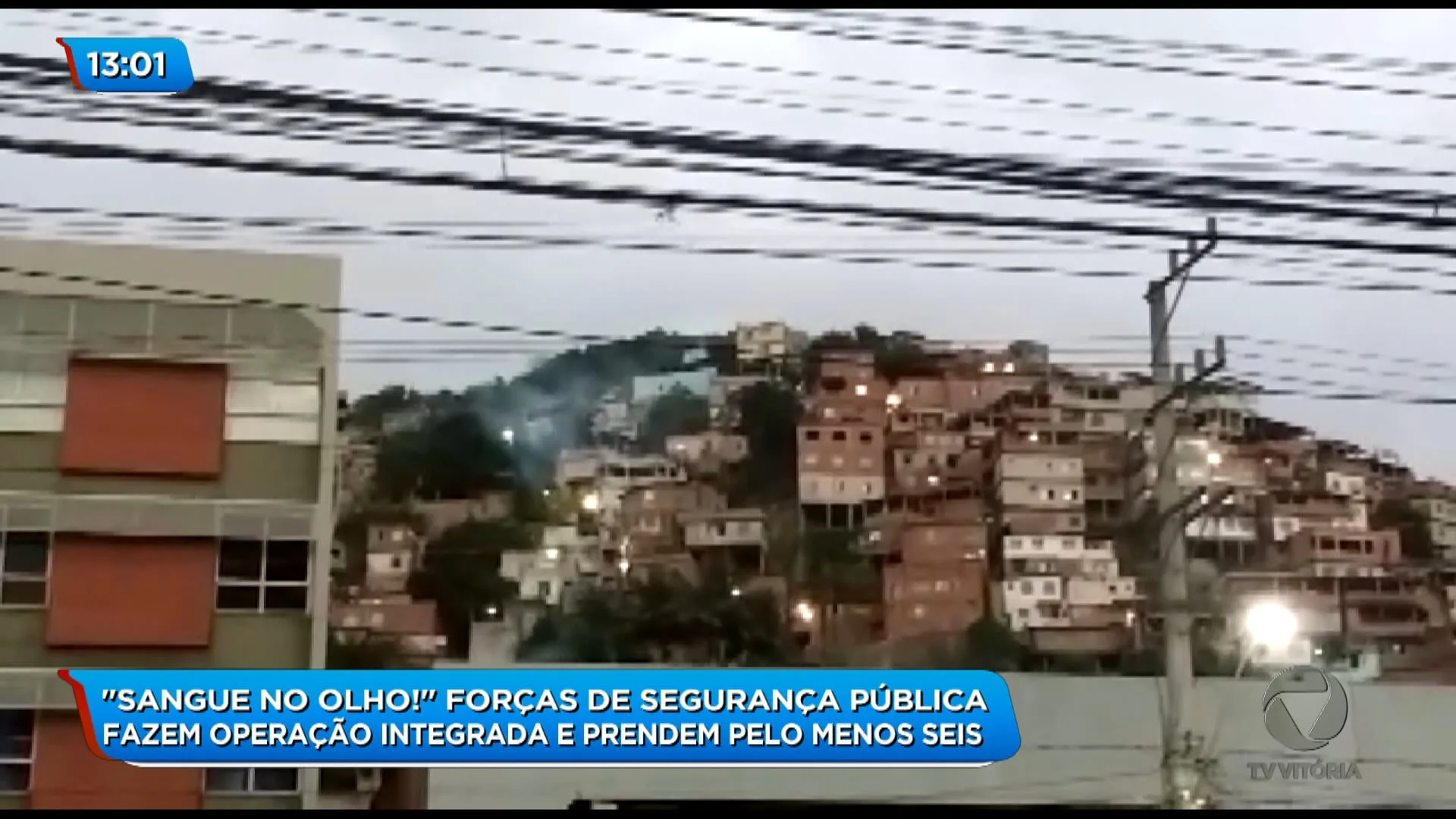 Forças de Segurança fazem operação no Bairro da Penha, em Vitória