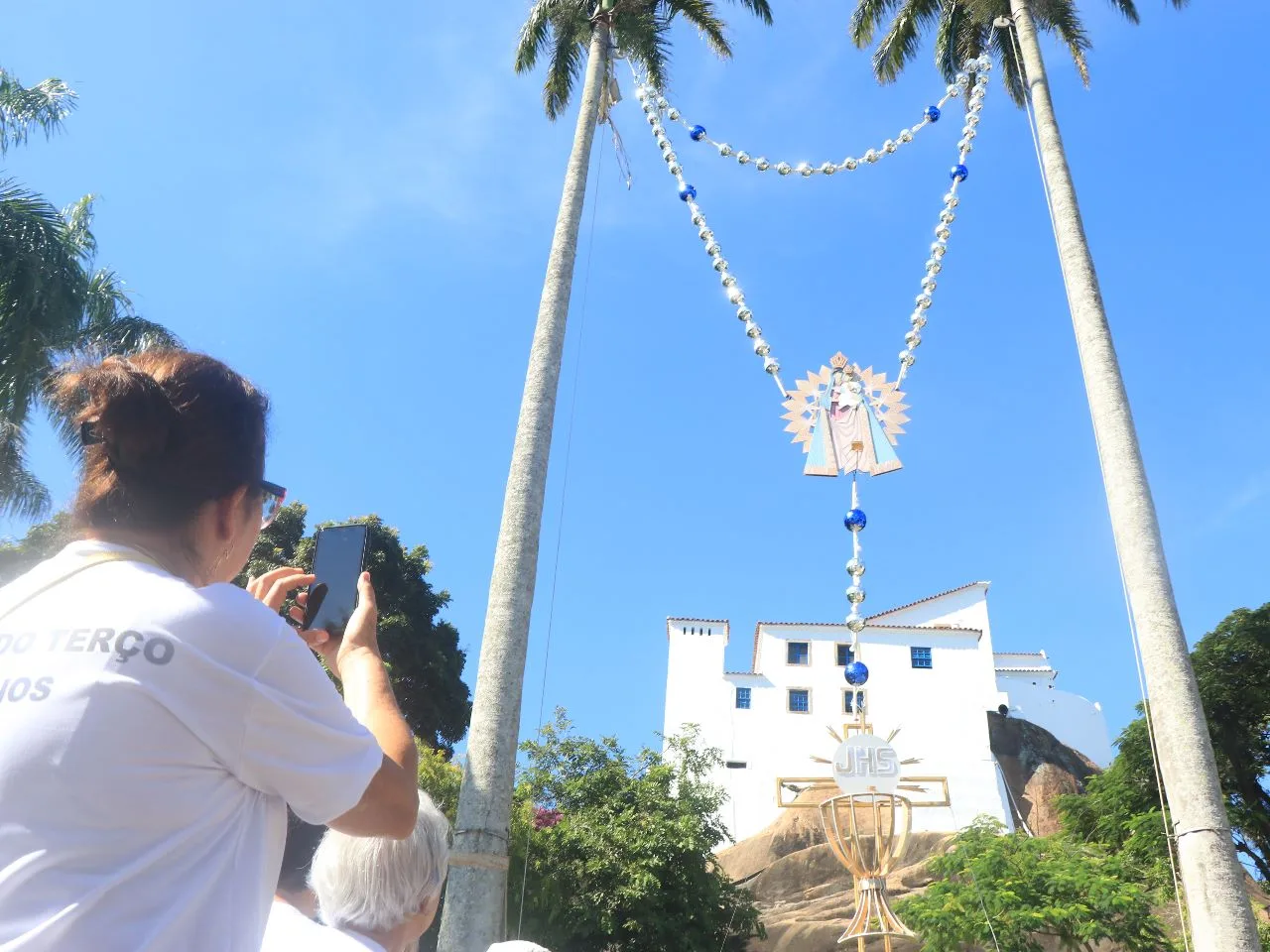 Terço gigante do Convento da Penha terá 'súplica pela paz' em 2024