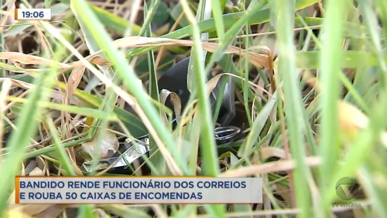 Funcionário dos Correios é rendido por assaltante quando entregava encomenda