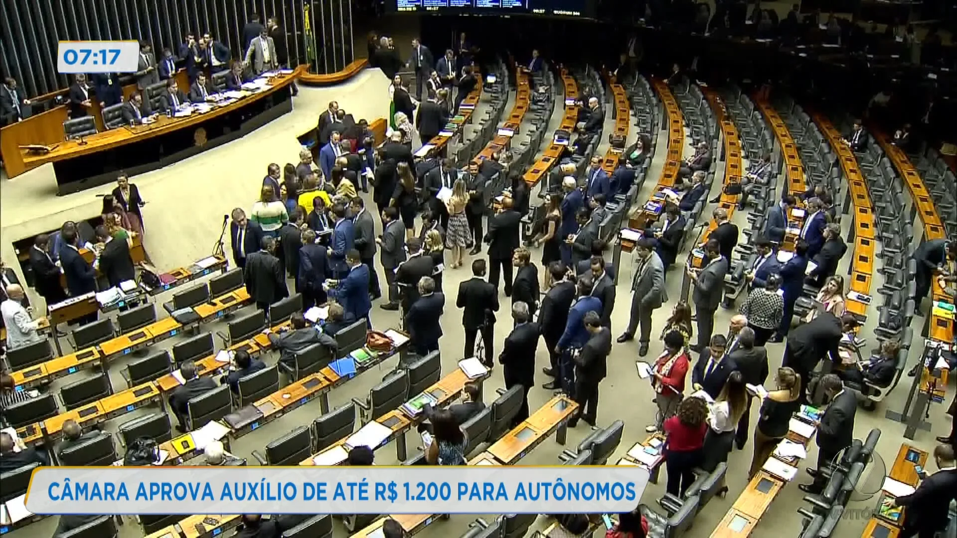 Câmara aprova auxílio para autônomos