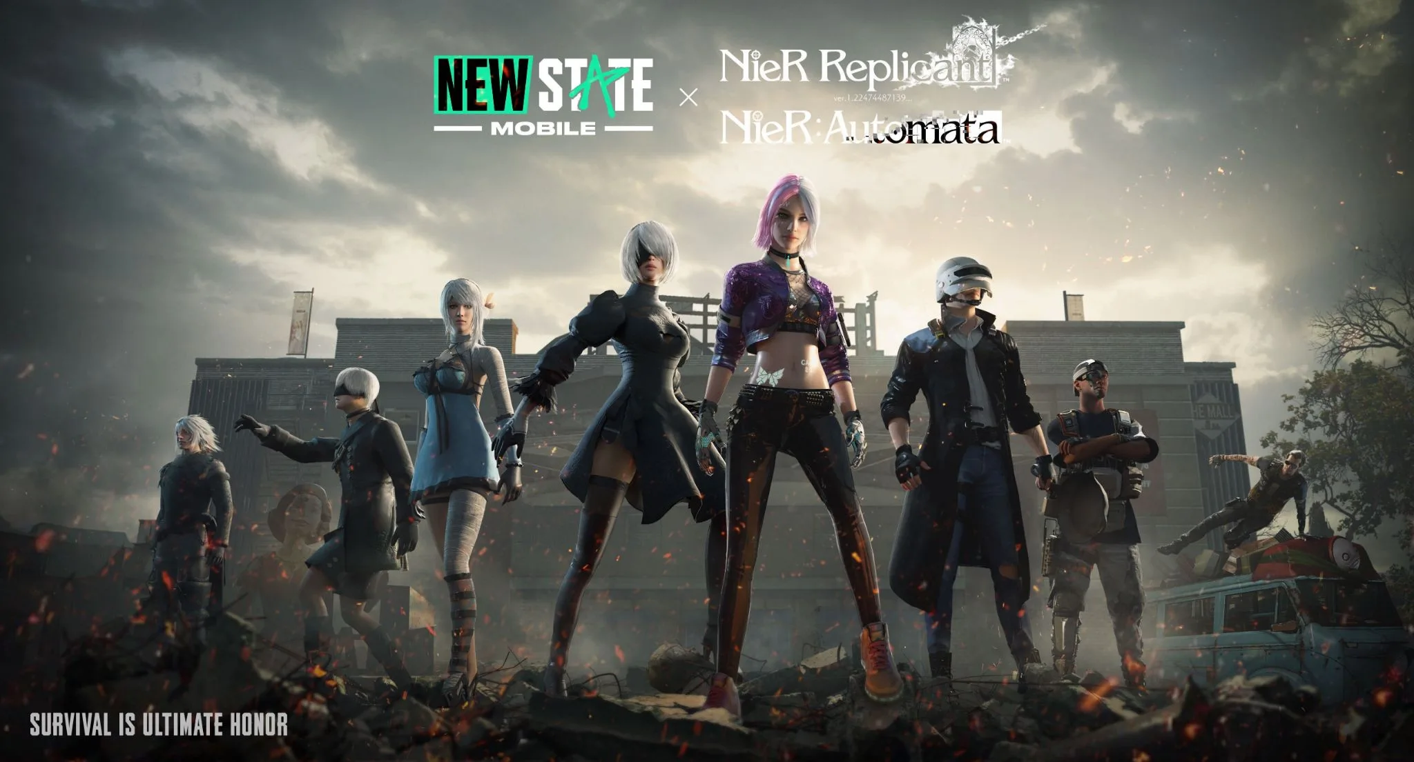 NieR Automata e Nier Replicant chegam a NEW STATE MOBILE