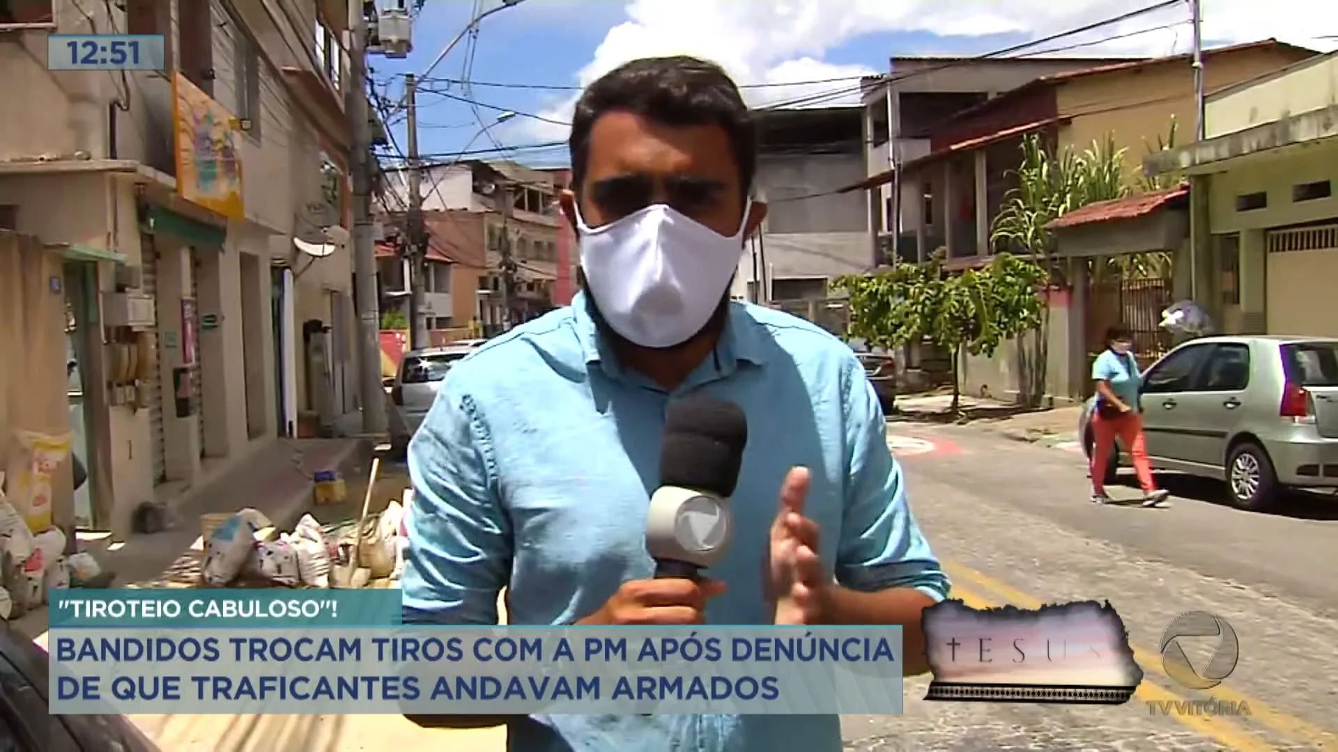 Bandidos trocam tiros com a polícia no bairro Santa Martha, em Vitória