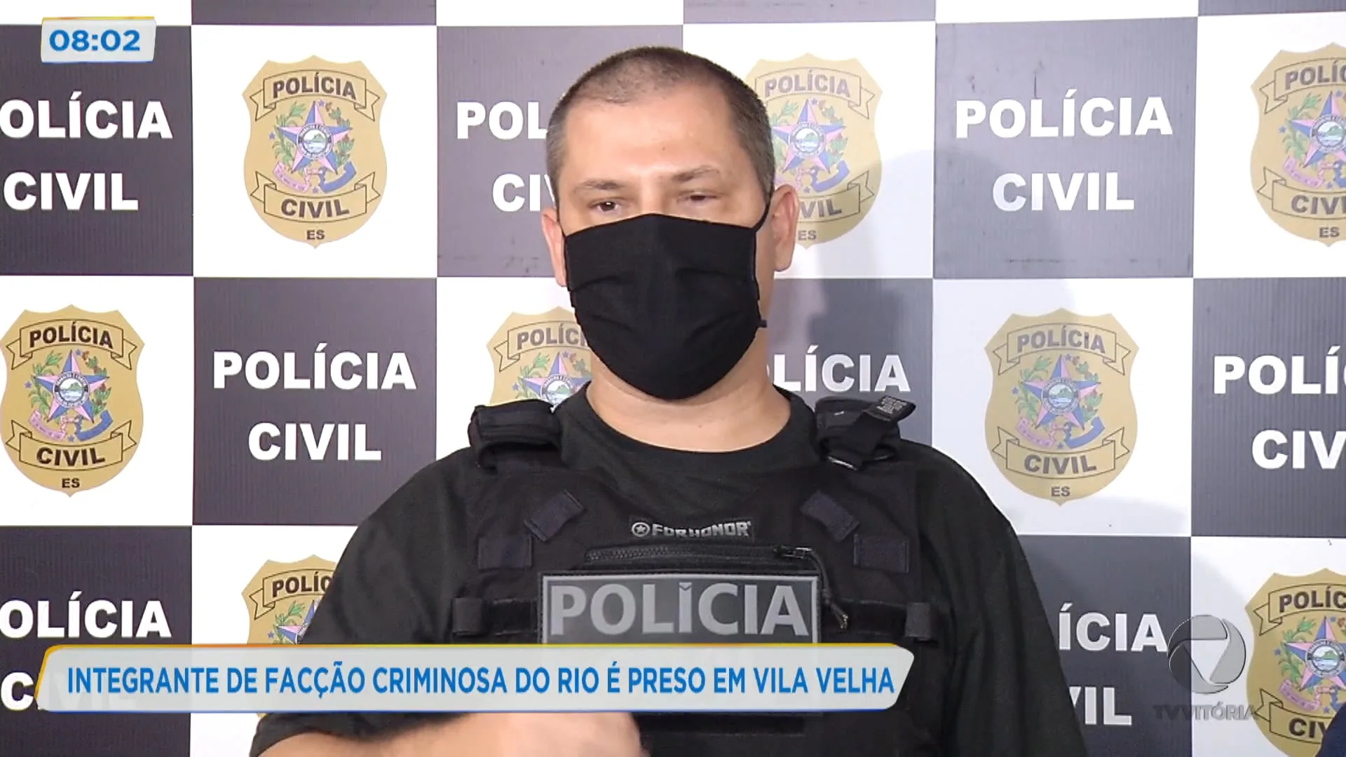 Integrante de facção criminosa do Rio é preso em Vila Velha