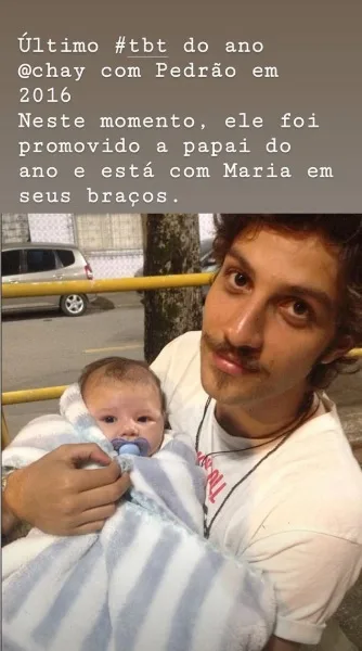 Mãe do ator capixaba Chay Suede se derrete pelo filho ao falar do nascimento da neta