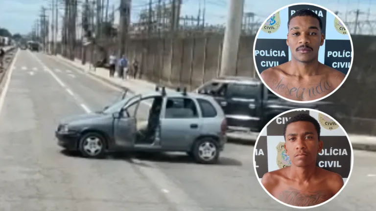 Dupla é presa acusada de executar jovem dentro de carro na BR-101