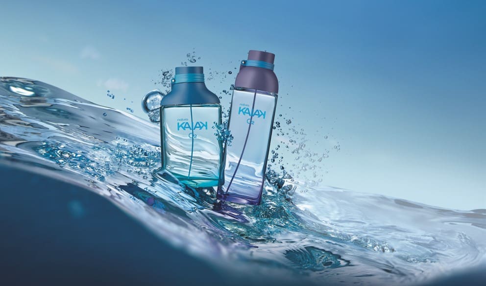 Natura lança Kaiak O2, inspirado nos oceanos com a união potente do frescor e do oxigênio