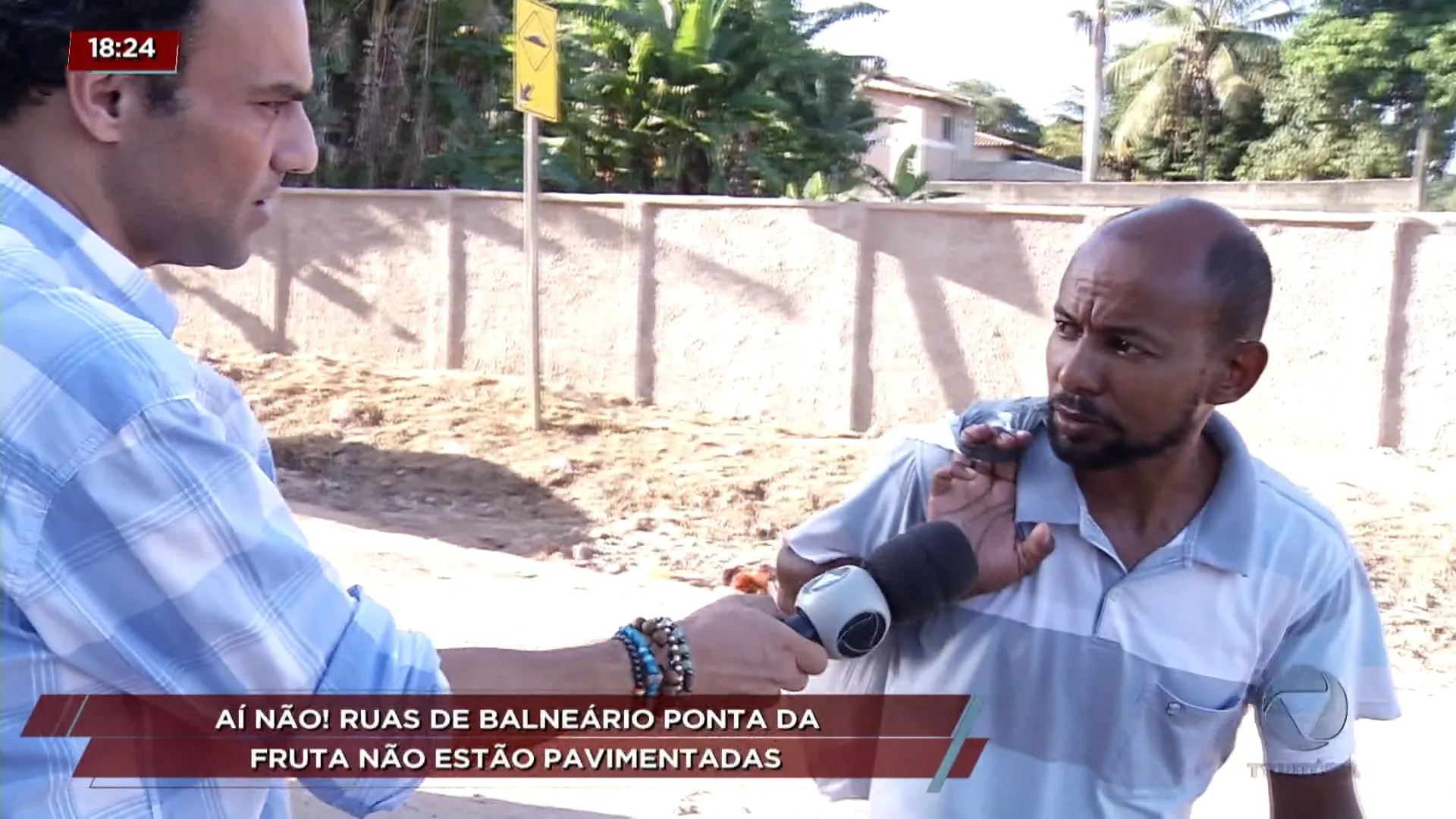 Moradores pedem solução para ruas cheias de buracos em Balneário Ponta da Fruta