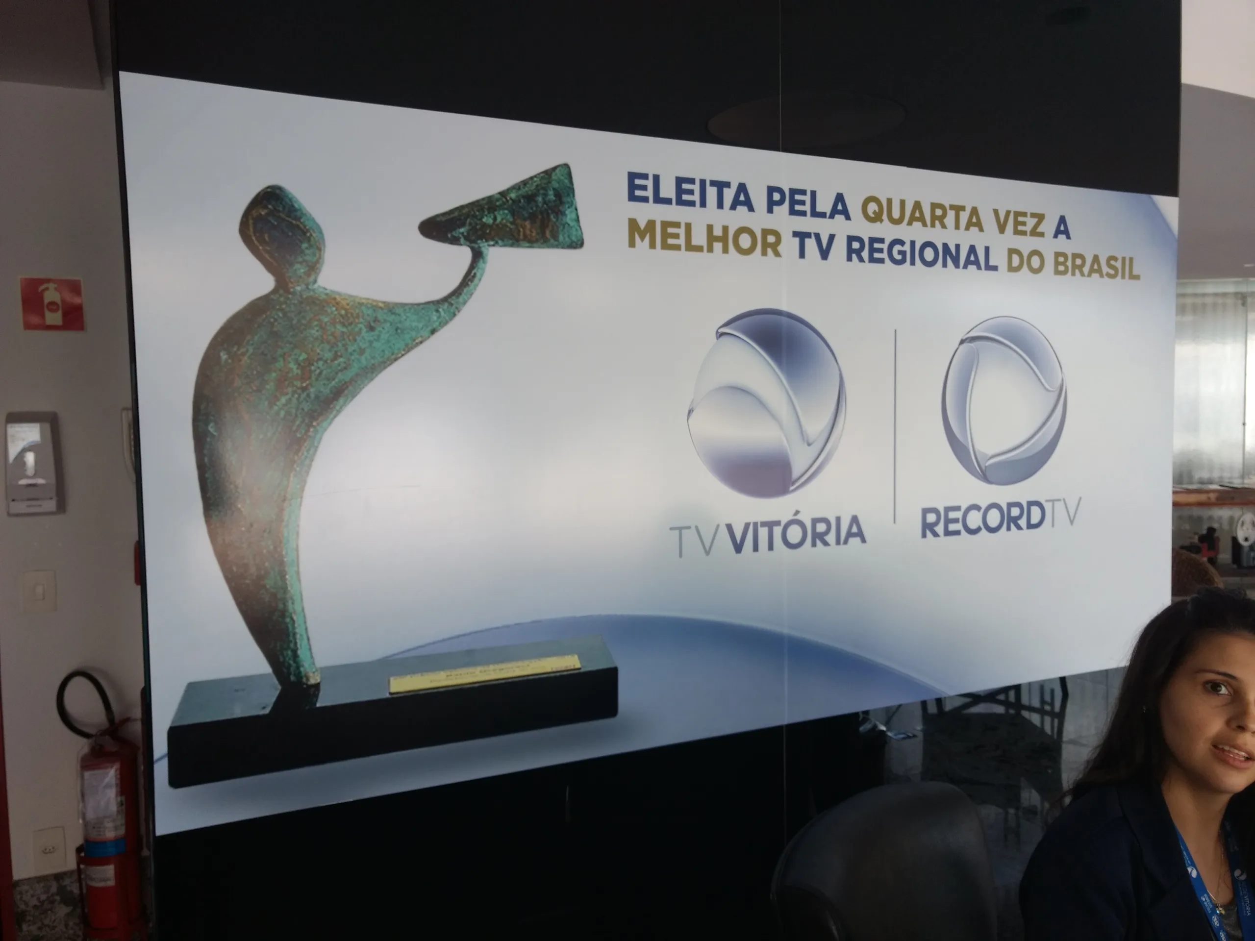 TV Vitória recebe em São Paulo o prêmio de Melhor Tevê Regional do Brasil