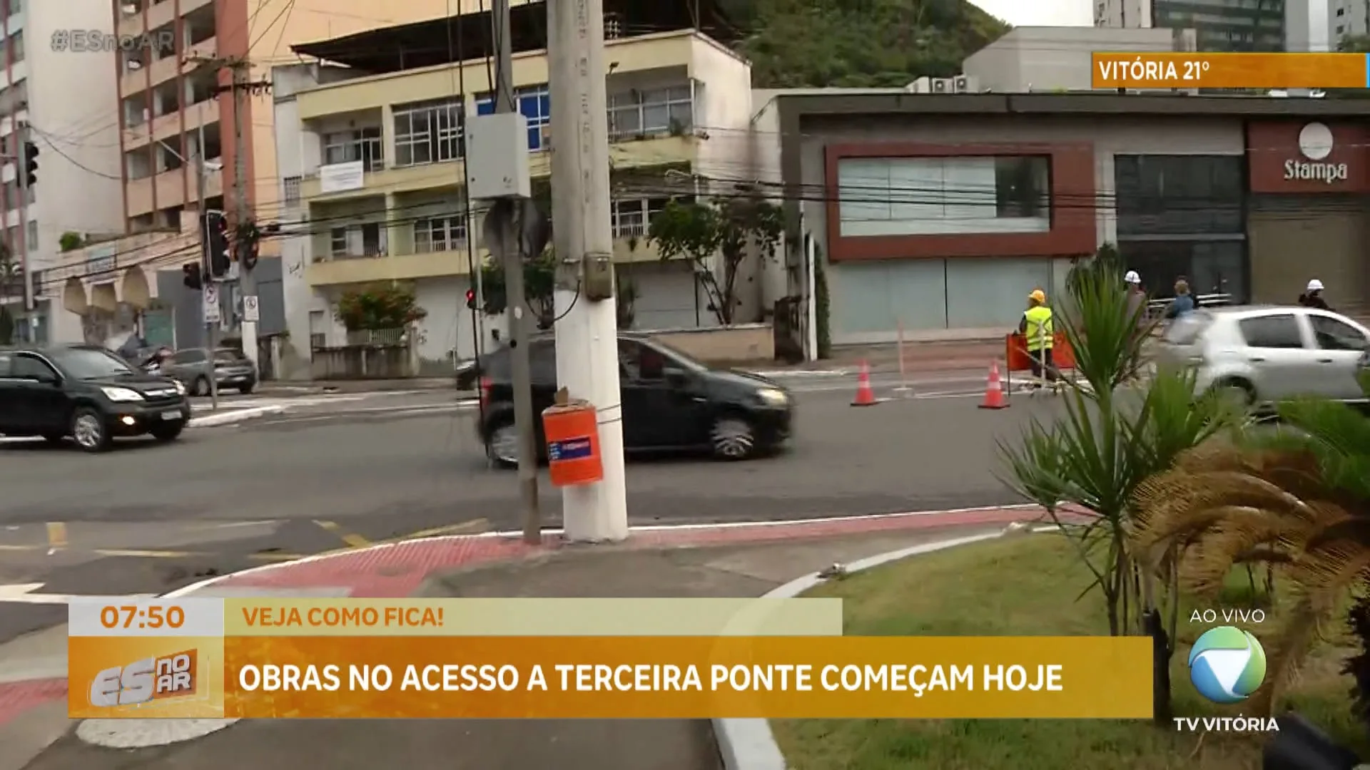 Obras no acesso a terceira ponte começam hoje