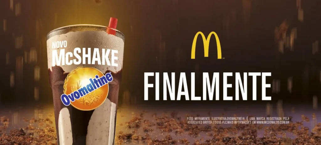 milkshake do Mc Donalds