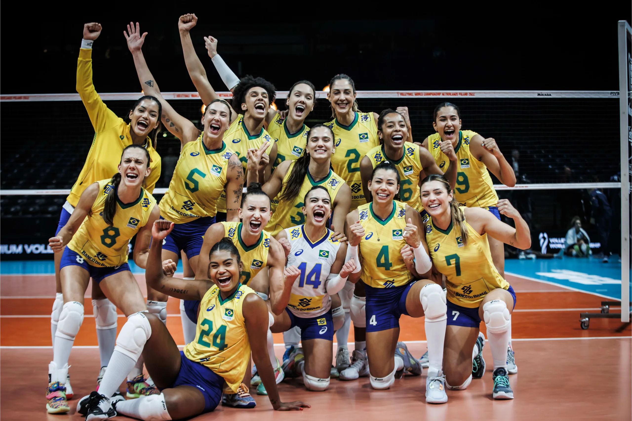 Seleção feminina arrasa Porto Rico e ganha embalo no Mundial de Vôlei