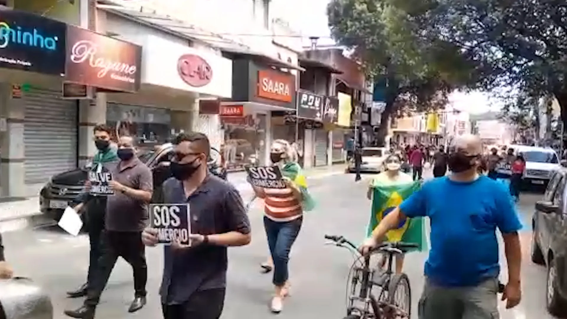 VÍDEO| Segundo dia de comércio fechado no ES é marcado por novos protestos e fiscalização