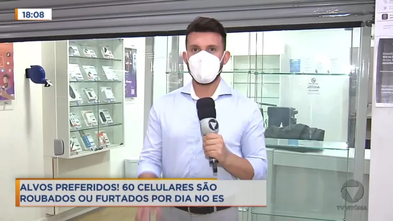 Mais de 10 mil celulares já foram roubados ou furtados este ano no ES