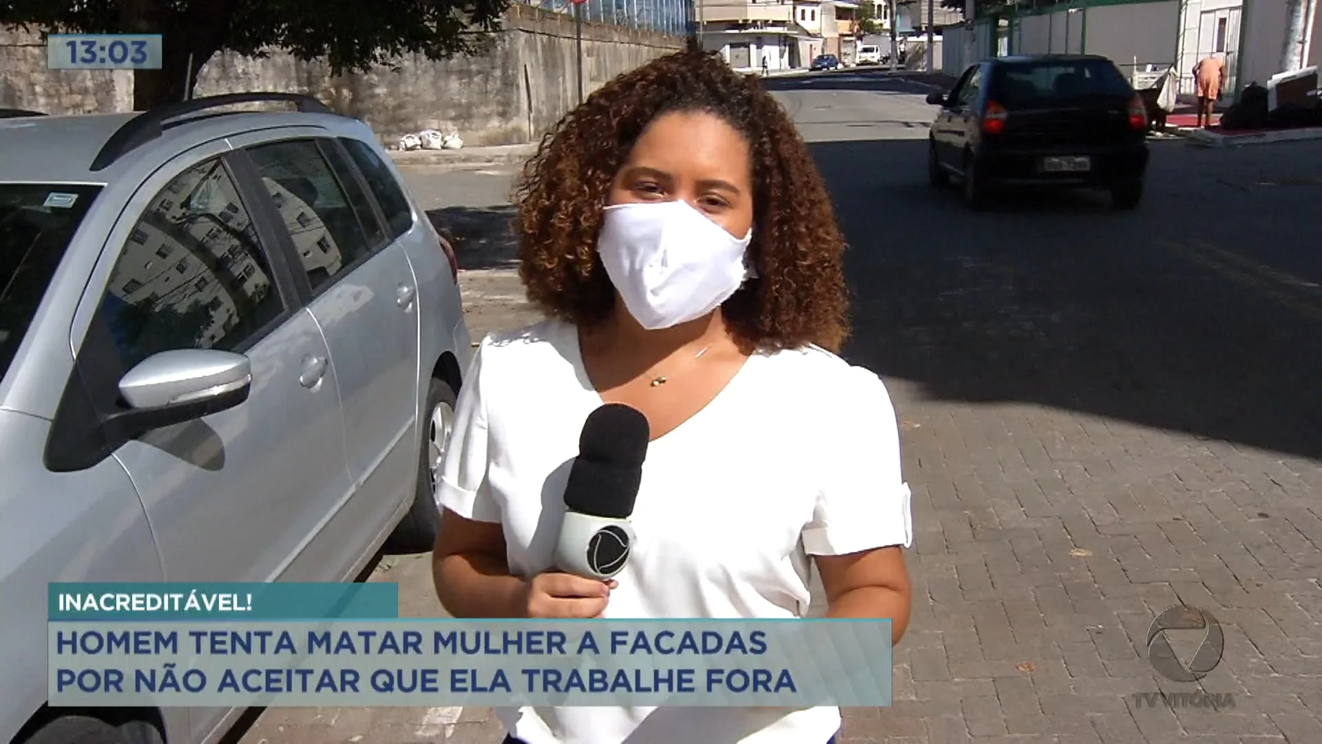 Homem tenta matar a mulher a facadas por não aceitar que ela trabalhe fora.