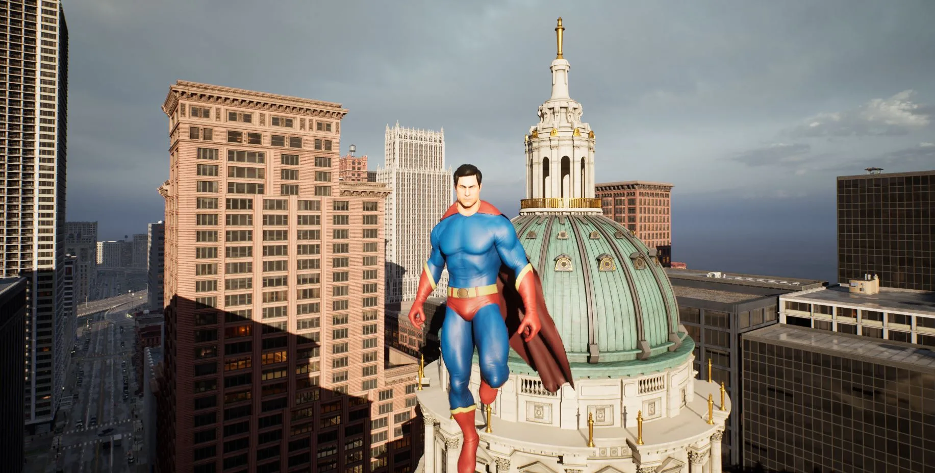 Impressionante demo da Unreal Engine 5 traz Superman voando pela cidade