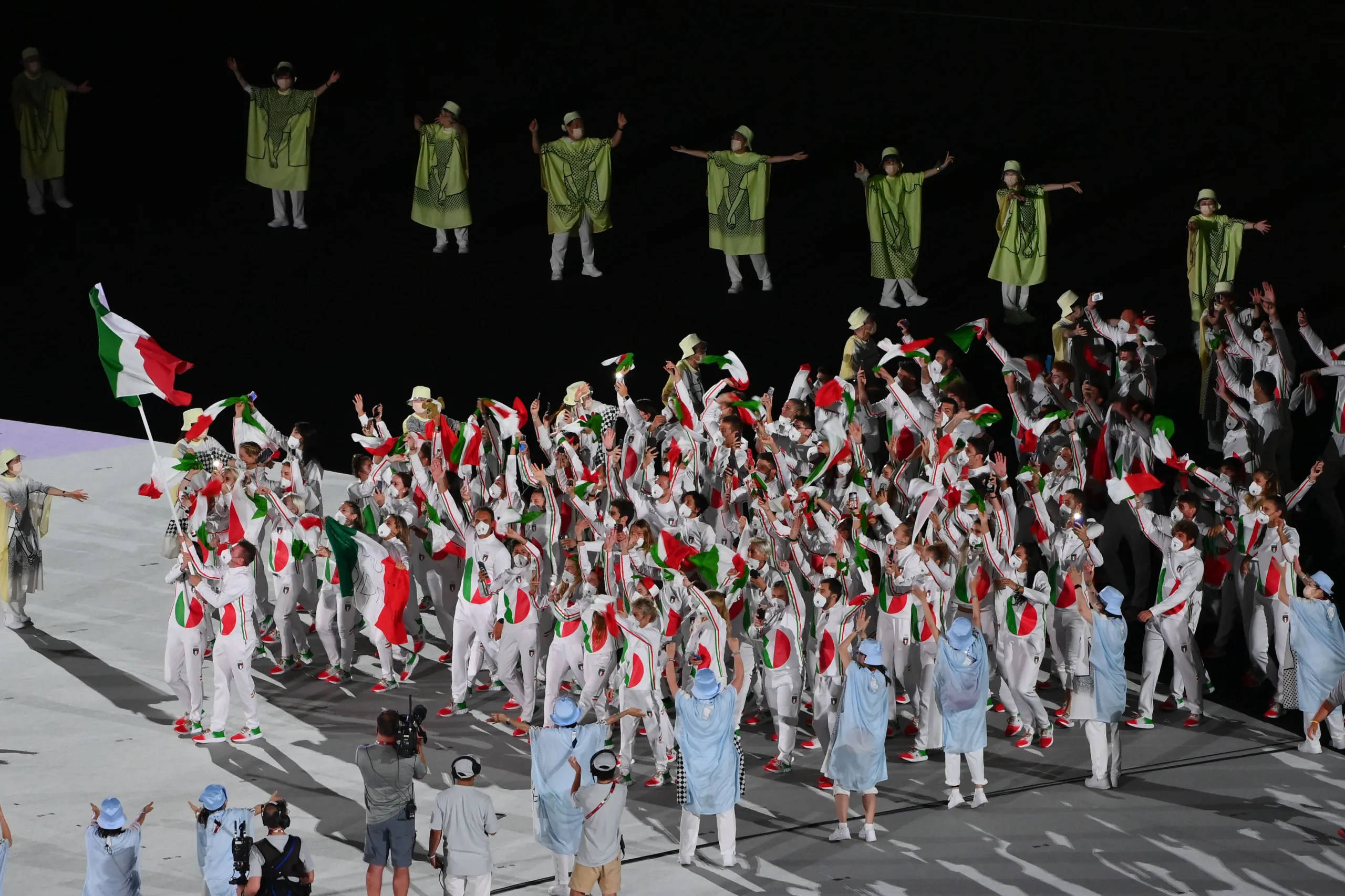 JPN – OLIMPÍADA/TÓQUIO-2020/CERIMÔNIA/ABERTURA – ESPORTES – Cerimônia de abertura dos Jogos Olímpicos de Tóquio, no Estádio Olímpico, em Tóquio, no Japão, nesta sexta-feira, 23 de julho de 2021. As Olimpíadas começam oficialmente hoje, depois de terem sido adiadas por um ano em razão da pandemia da covid-19. Segundo o produtor executivo de cerimônias, o italiano […]