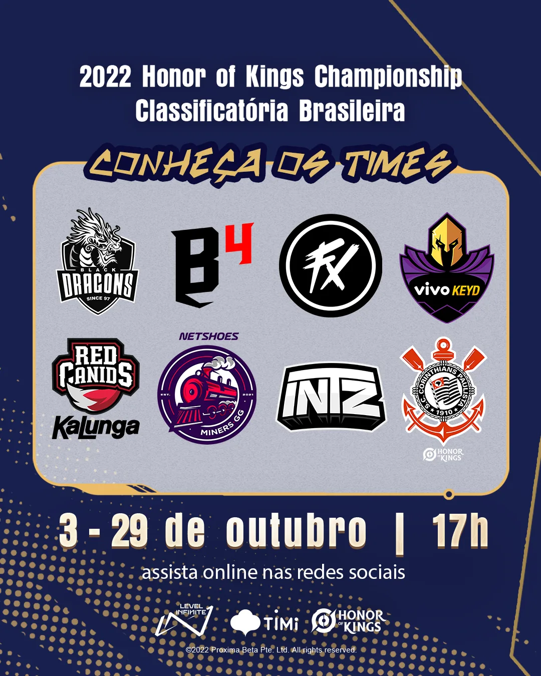 Honor of Kings Championship Brazil Qualifier começa neste 03/10