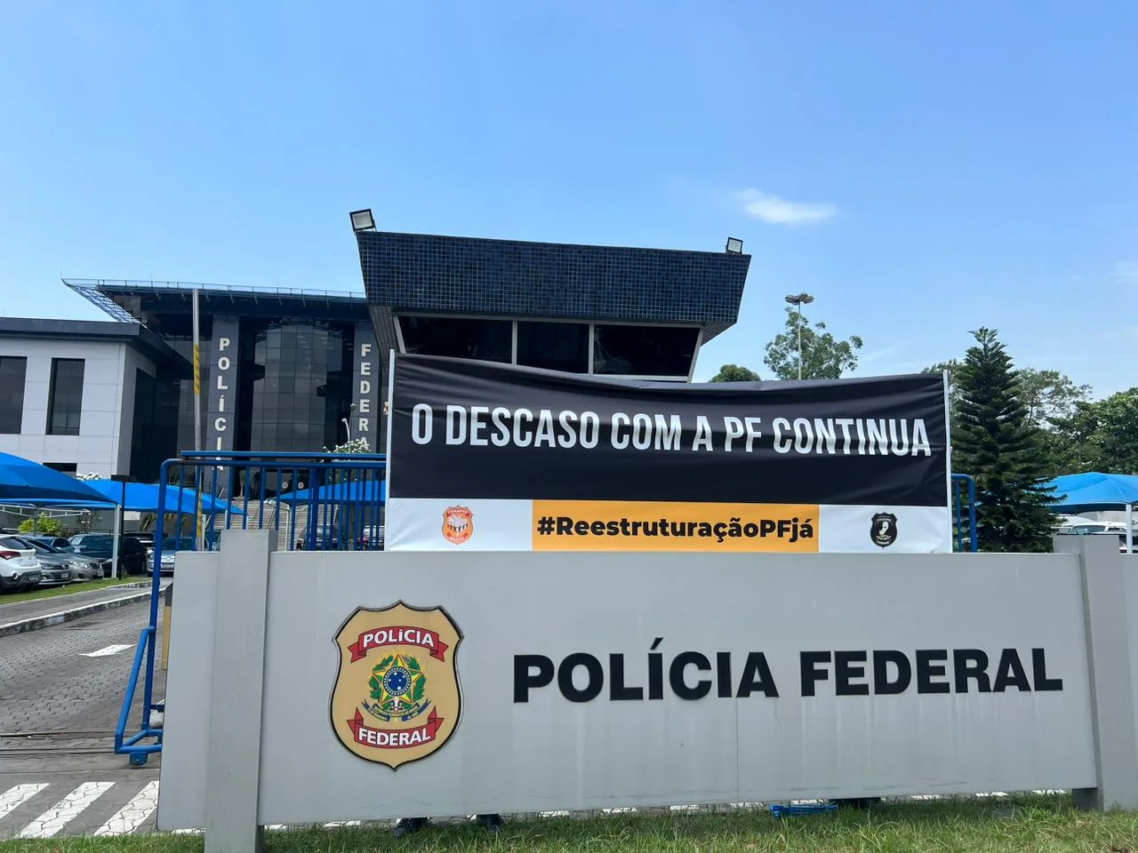 Policiais federais fazem protestos simultâneos em todas as superintendências por reajuste