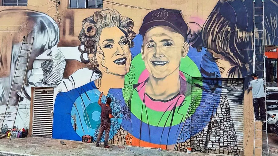 Paulo Gustavo ganha mural em São Paulo: "O melhor artista do humor"