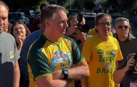 Bolsonaro acompanha Ramagem no Rio e diz esperar que Nunes seja reeleito em SP