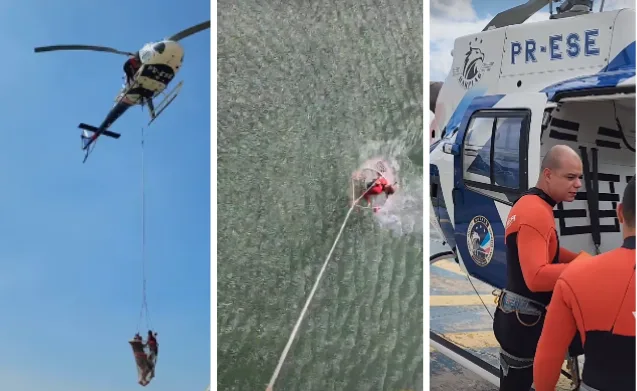 Helicóptero na Curva da Jurema chama a atenção em Vitória; entenda