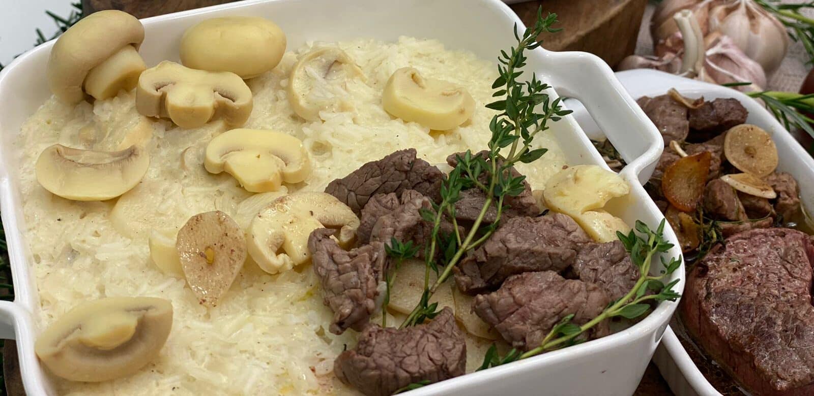 Aprenda a fazer um irresistível arroz à piamontese com isca de carne