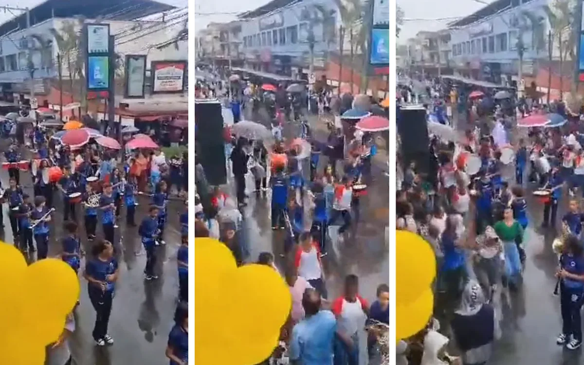 VÍDEO | Tiros e adolescente baleado durante desfile de 7 de Setembro no Sul do ES