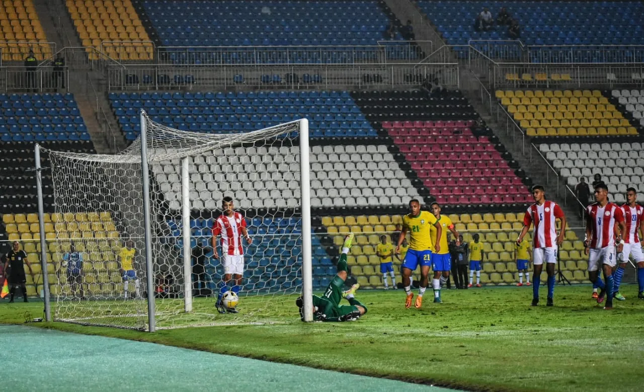 Matheus Nascimento brilha e Brasil goleia na estreia do Torneio Internacional Sub-20 no ES