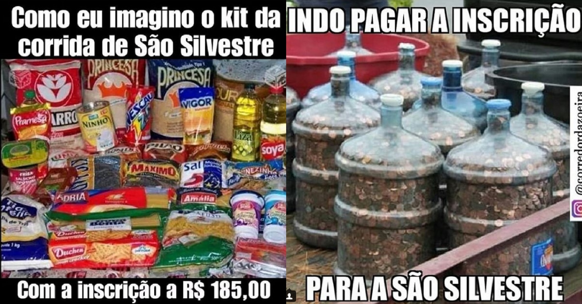 Aumento no valor de inscrição da Corrida Internacional de São Silvestre vira meme nas redes sociais