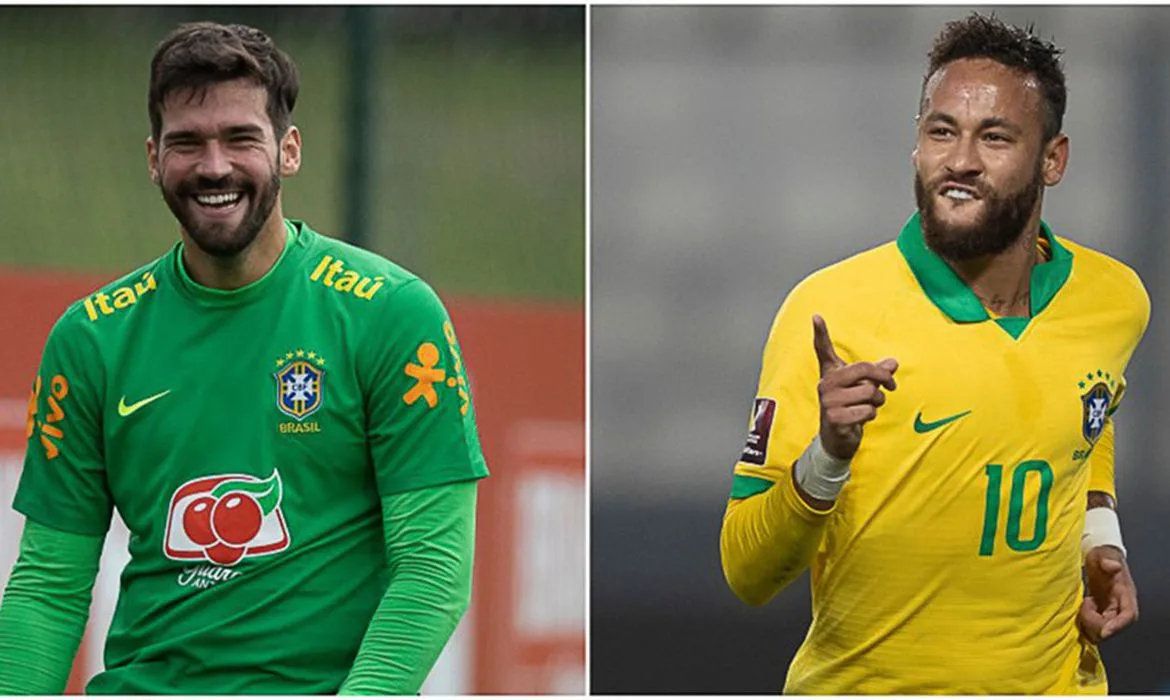 Alisson e Neymar foram indicados ao The Best FIFA Awards 2020