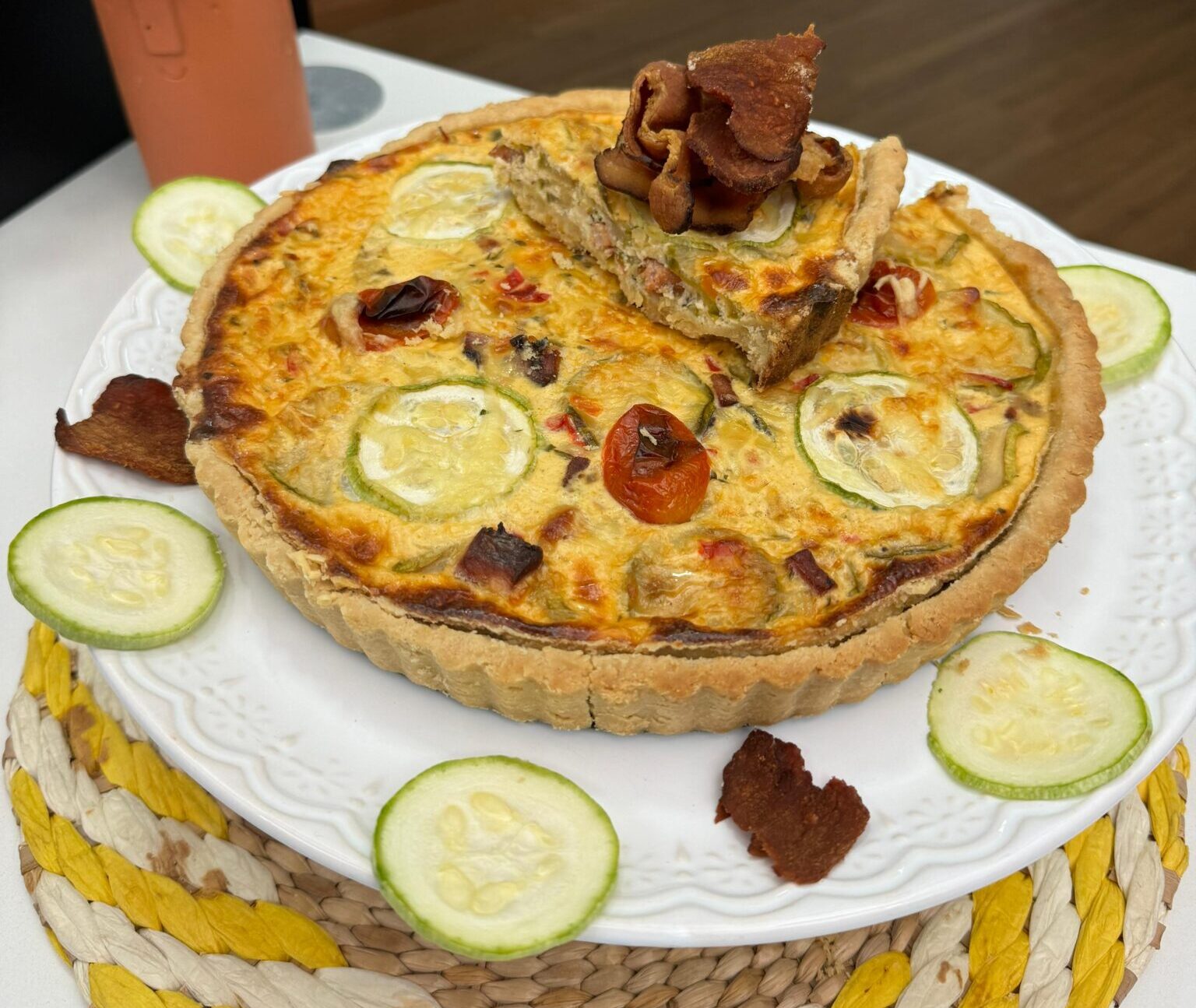 Receita simples e barata! Como fazer a melhor quiche de abobrinha