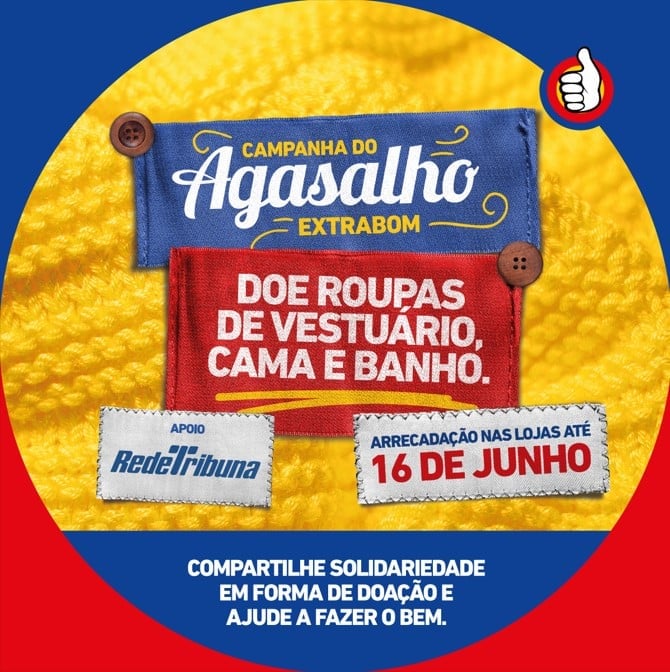 Campanha do Agasalho do Extrabom edição 2023