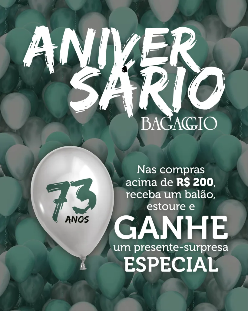 Campanha Aniversário_BAGAGGIO