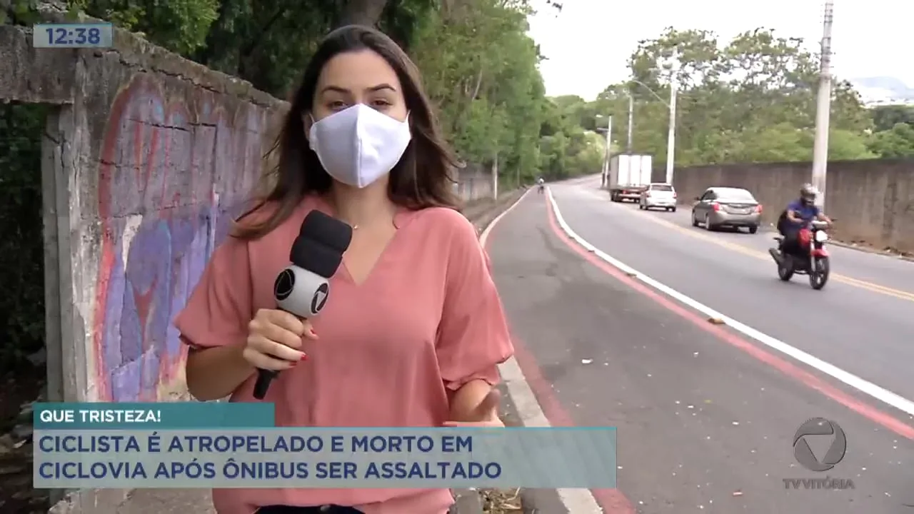 Ciclista é atropelado e morto em ciclovia, em Vitória