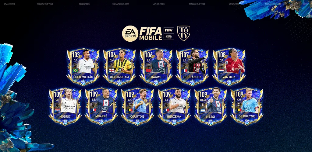 TOTY: Seleção do Ano chega a FIFA Mobile