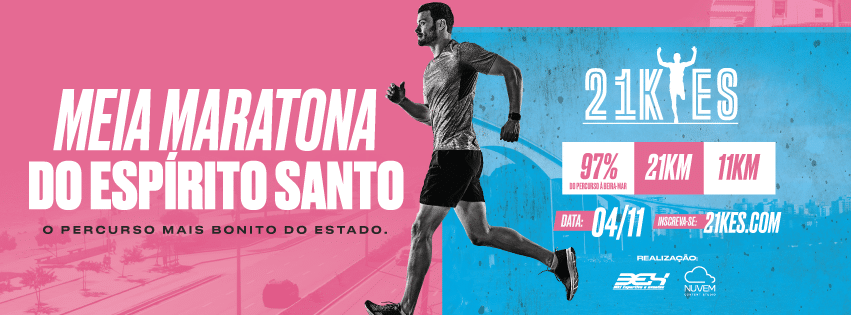 21KES: Garanta logo a sua vaga na última meia maratona no Espírito Santo em 2018!