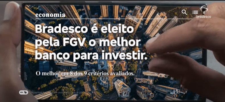 Em nova campanha, Bradesco revela universo de possibilidades exclusivas para investidores