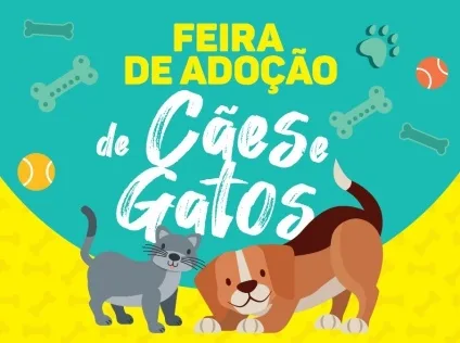 Feira de adoção de animais