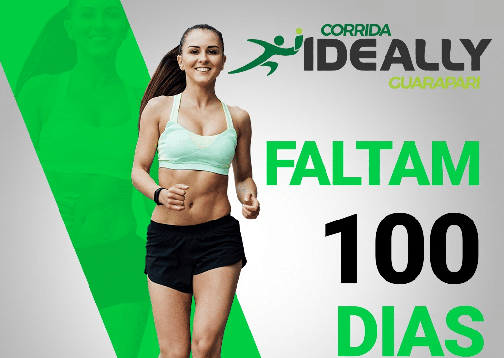 Faltam 100 dias para a Corrida de Rua Ideally Guarapari