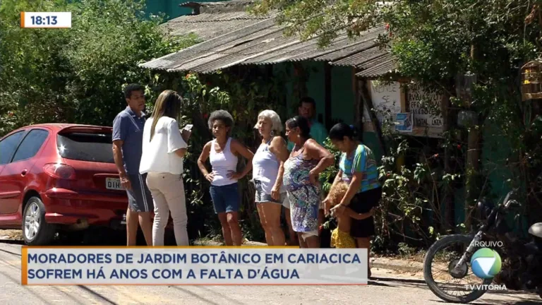 Moradores de Jardim Botânico em Cariacica sofrem há anos com a falta d'água