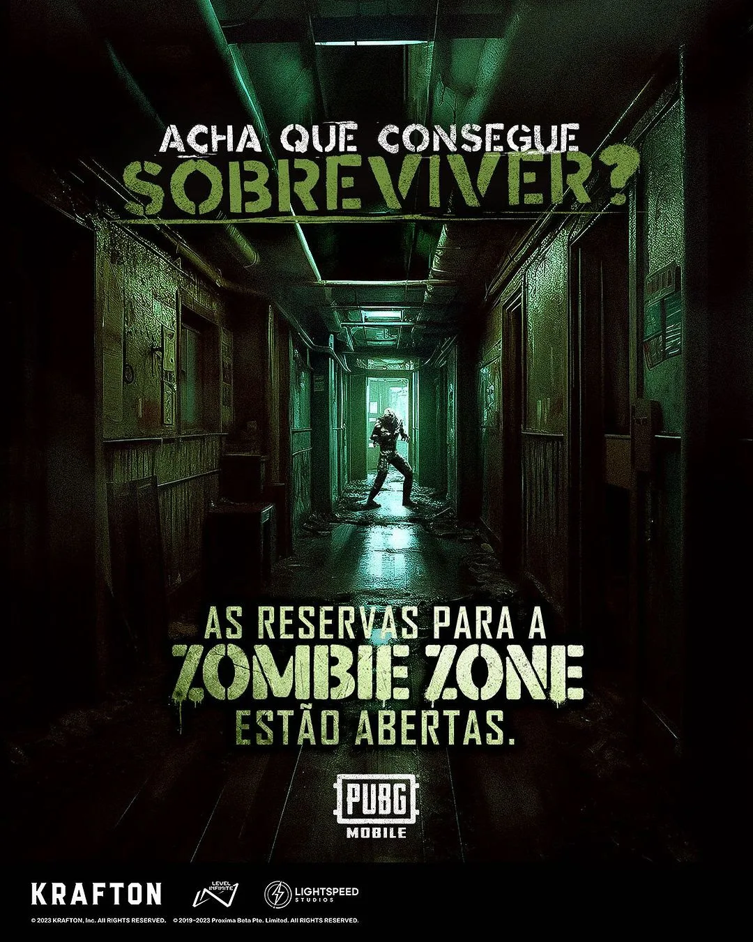 PUBG MOBILE se junta à Casa de Terror Abadom para a campanha Zombie Zone