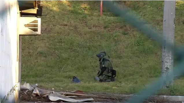 VÍDEO | Explosivos são encontrados em delegacia de Cariacica e esquadrão antibombas é acionado